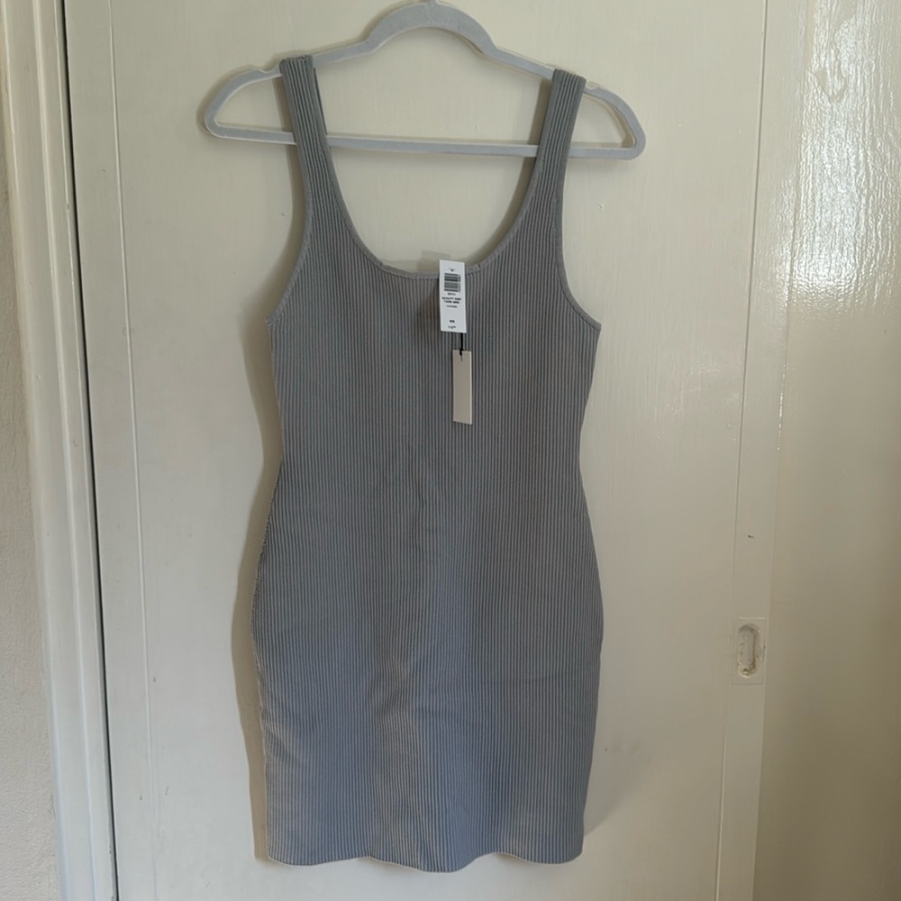 Babaton Sculpt Knit Tank Mini Dress